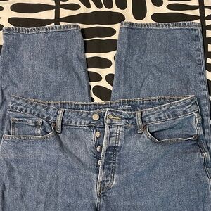 Old Navy high rise OG Loose with secret-smooth pockets medium wash denim jeans